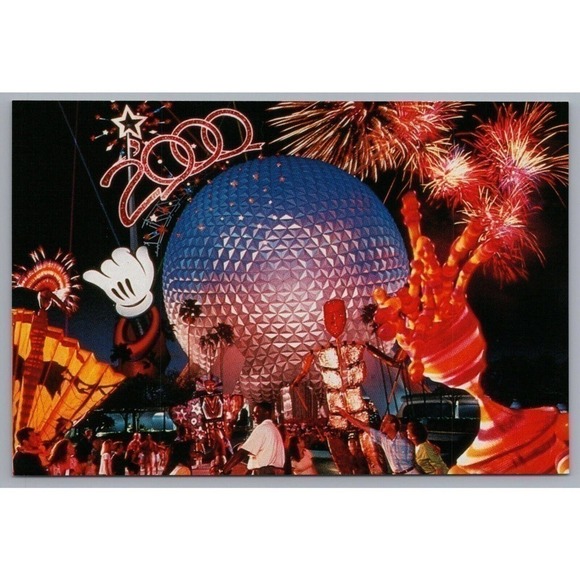 Disney Other - Walt Disney World Epcot Millennium Celebration Postcard 4x6